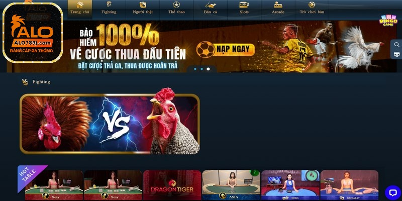 Alo789 được biết đến là sân chơi đá gà Thomo xuất hiện đầu tiên ở Việt Nam